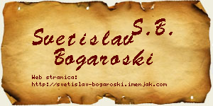 Svetislav Bogaroški vizit kartica